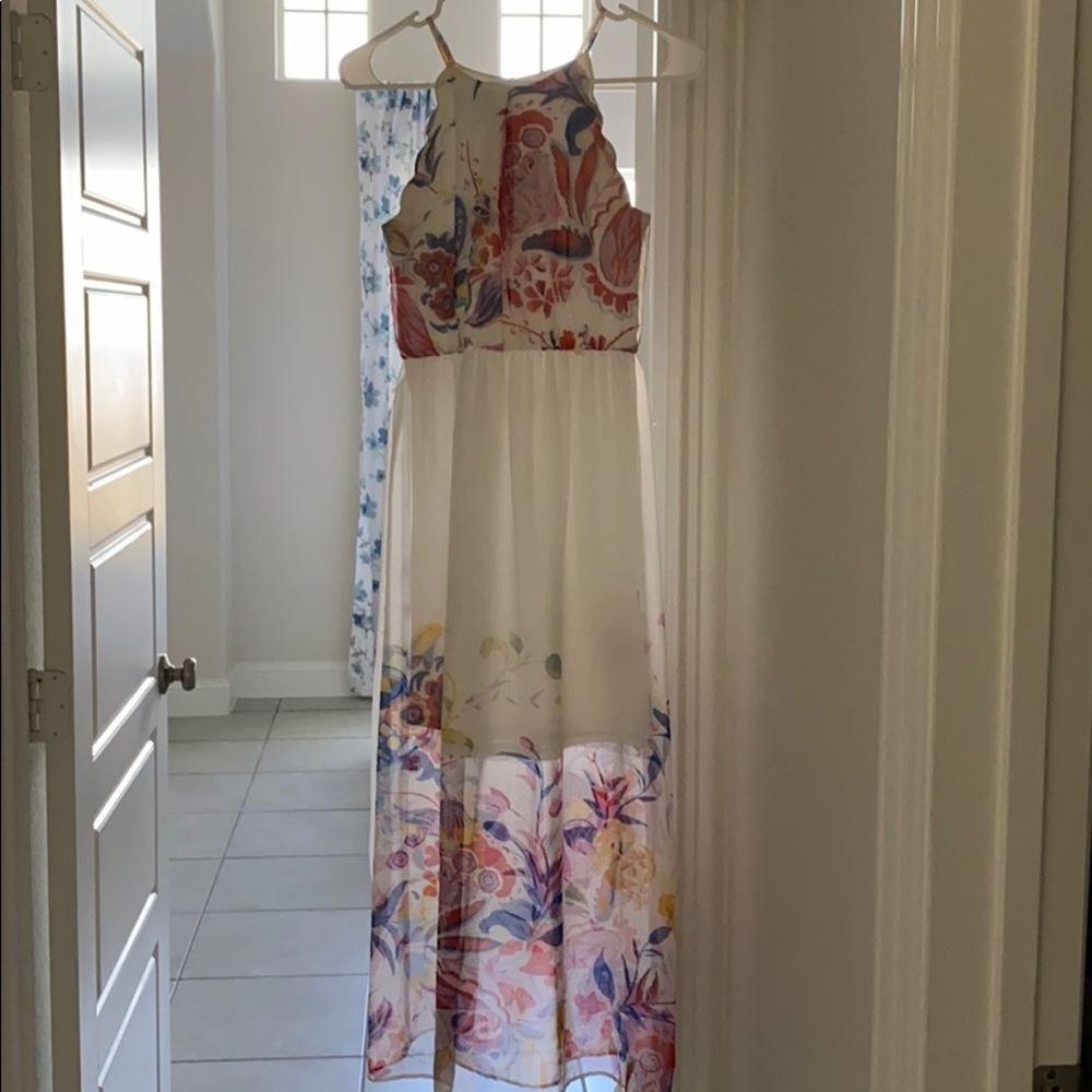Kids beautiful halter maxi dress